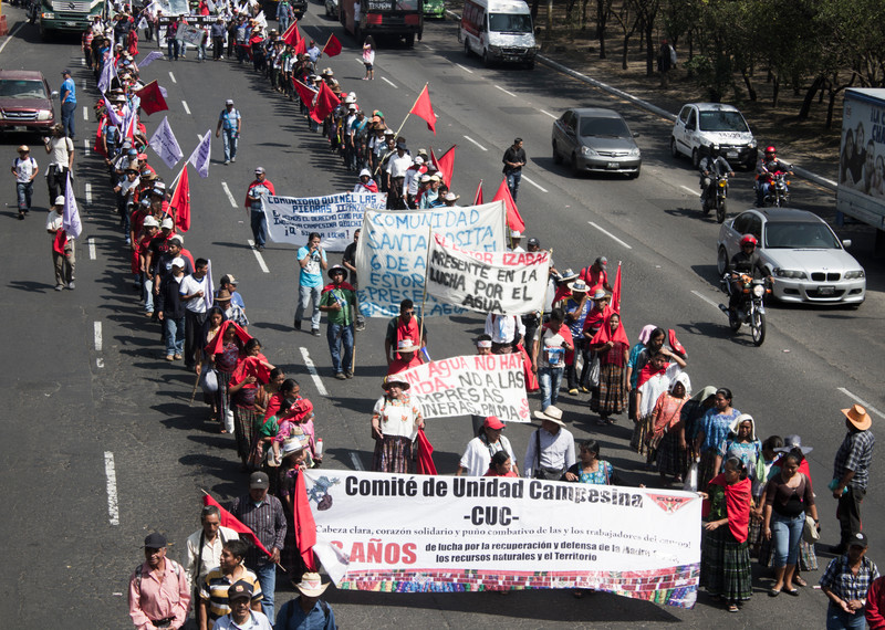 Protest of environmental activists in Guatemala ©Amnesty International/Anais Taracena