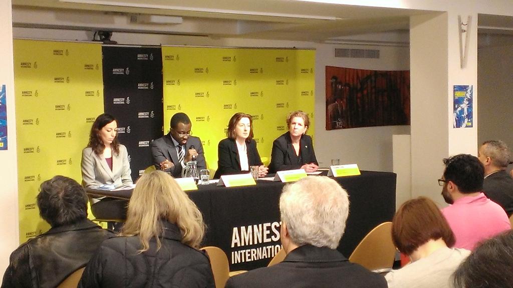 Press conference to launch the Death Penalty report at Amnesty International's International Secretariat in London.