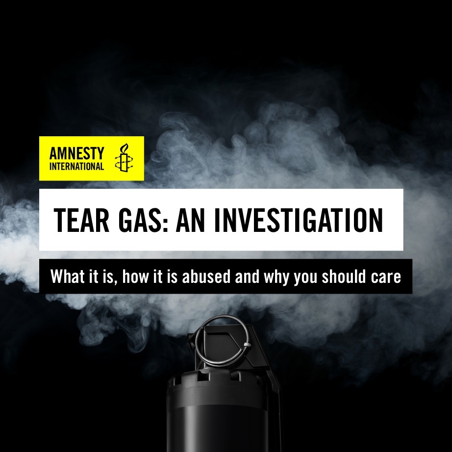 Amnesty International Wins Webby Award For Multimedia Tear Gas Project   Tear Gas Banner 