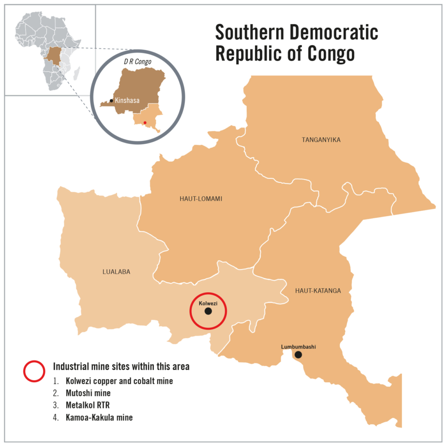 Forced evictions at industrial cobalt and copper mines in the DRC