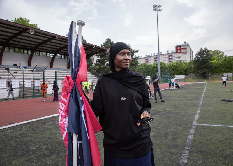 Founé Diawara, Les Hijabeuses, a collective of footballers who wear the hijab