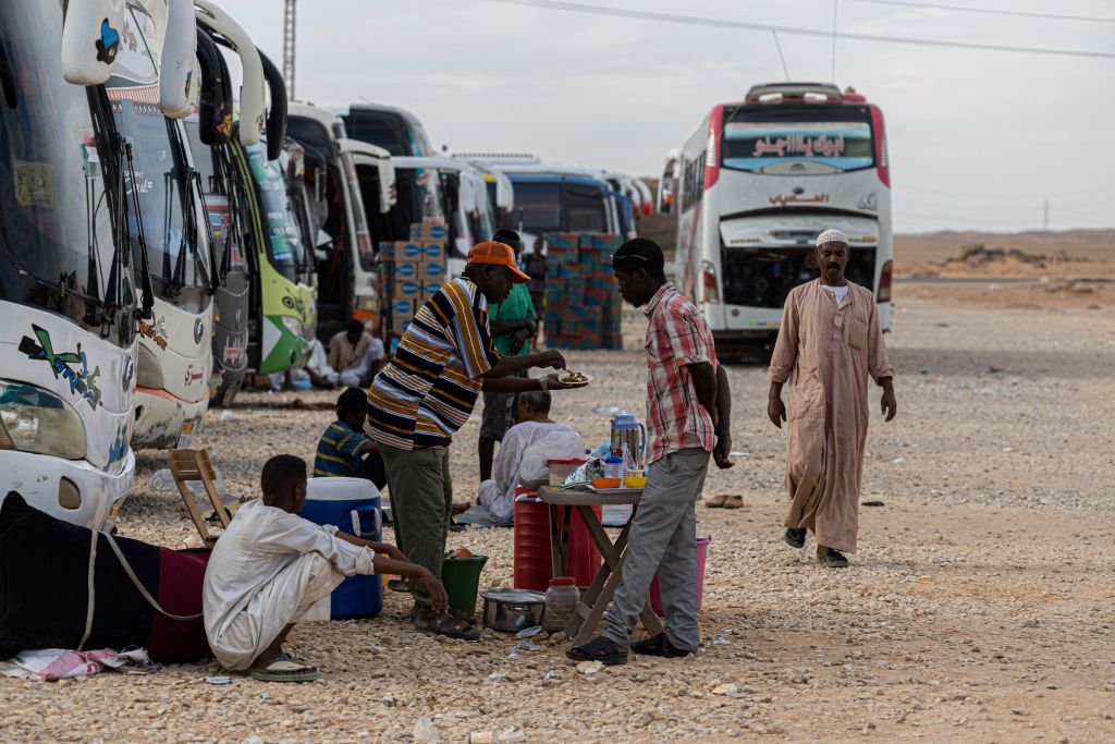 Des réfugiés soudanais à Assouan, en Égypte